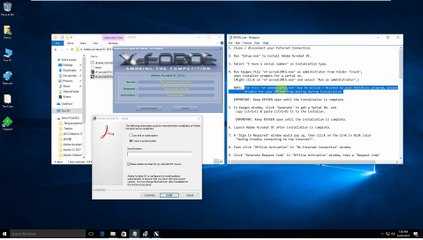 Acrobat DC Pro in WIN10