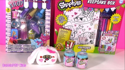 Поделки shopkins в секретный ящик! Наклейки DIY Браслет ключа! Милый Пуся! Конфеты бальзам для губ лак для ногтей набор! Удовольствие