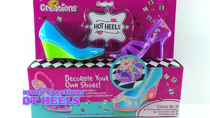 Crayola Creations Hot Heels - Decorate your own Shoes - Craft Video - Style 1