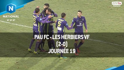 J19 : Pau FC - Les Herbiers VF (2-0), le résumé