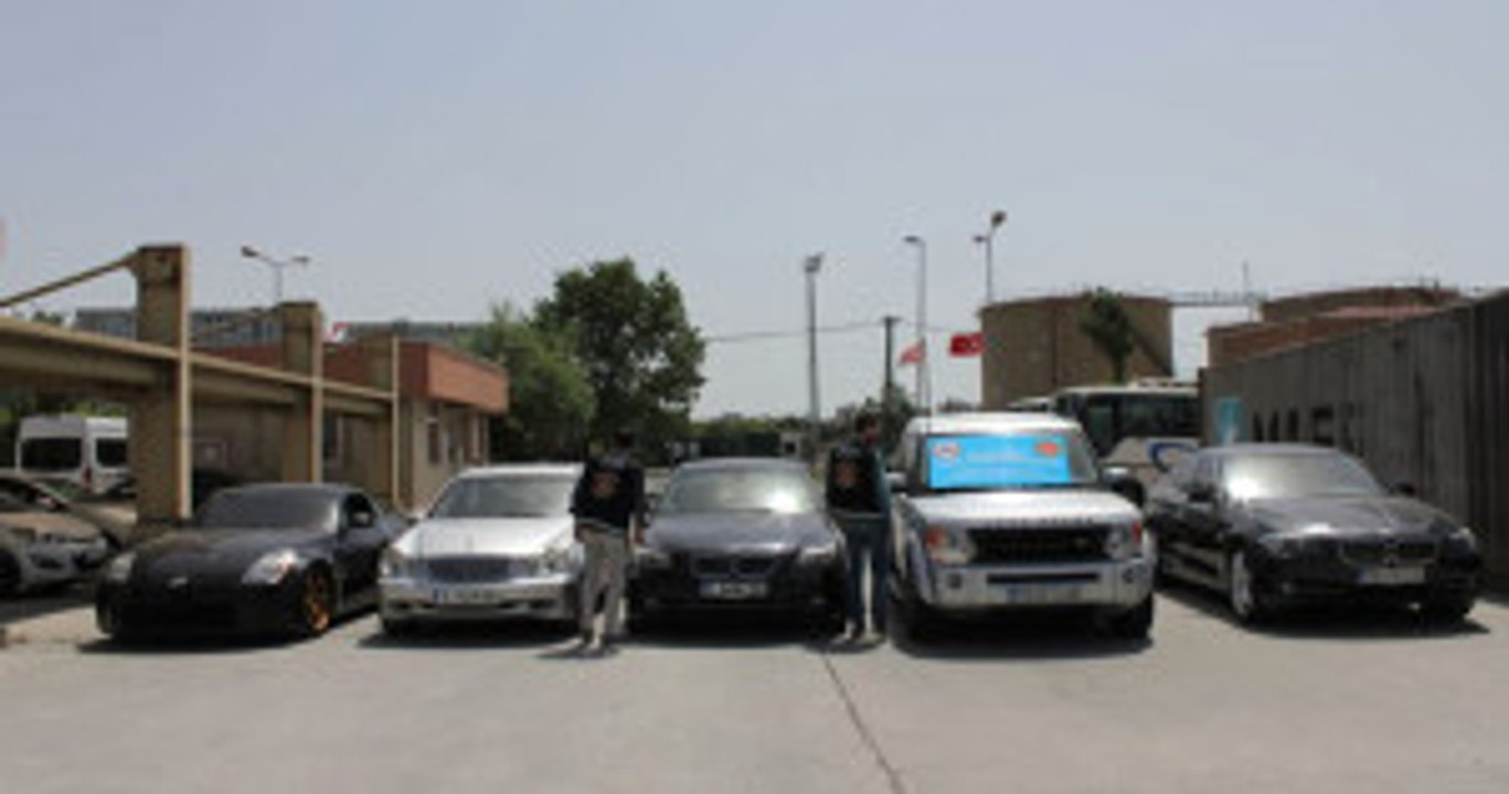 Milyonluk Lüks Otomobillere El Konuldu