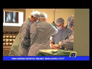 Sanità | Piano di riordino definitivo, Emiliano: "Buon lavoro a tutti"