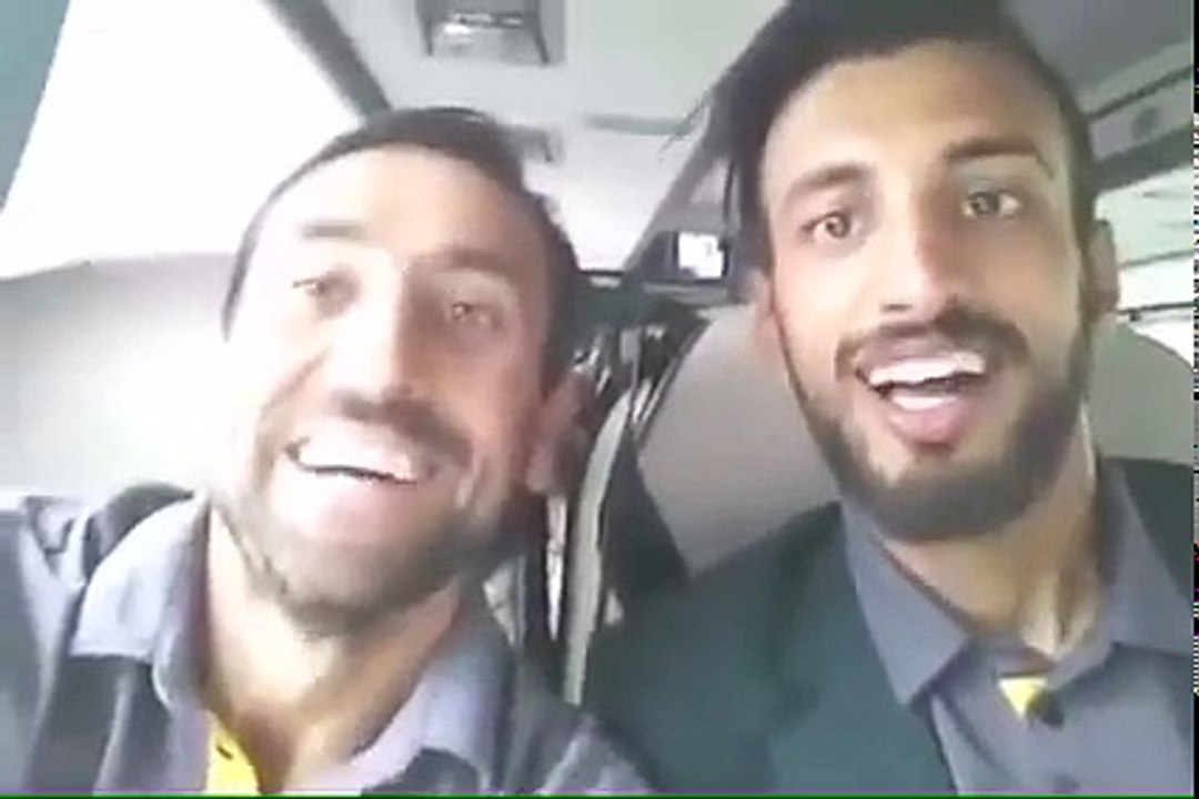 Younis Khan making fun of Ahmed Shahzad-uTyYXOzvytQ