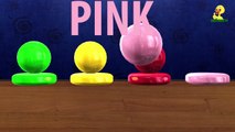 Learn Colours for Kids Toddlers Babies W/ Colorfull Balls 3D Colours Nursery Rhymes Collection