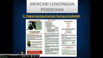 2. Mencari lowongan pekerjaan