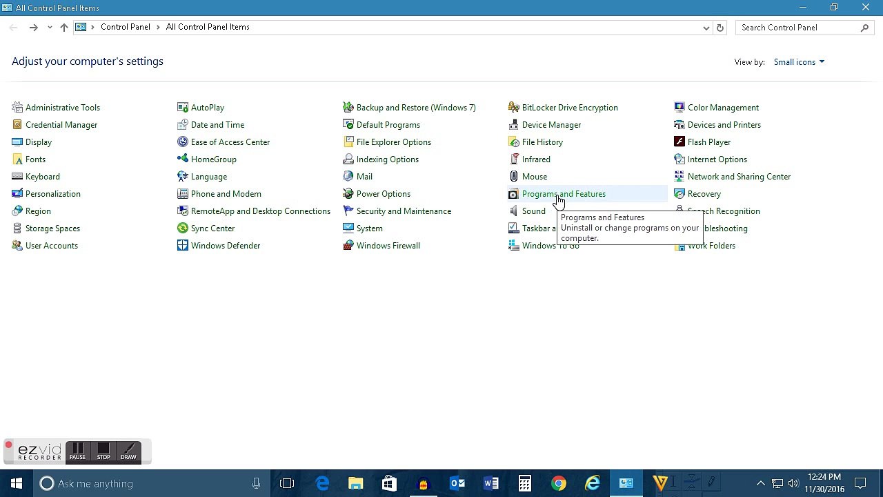 Programs and features option takes long time to open in control panel in windows-NxjvGDBkBFc