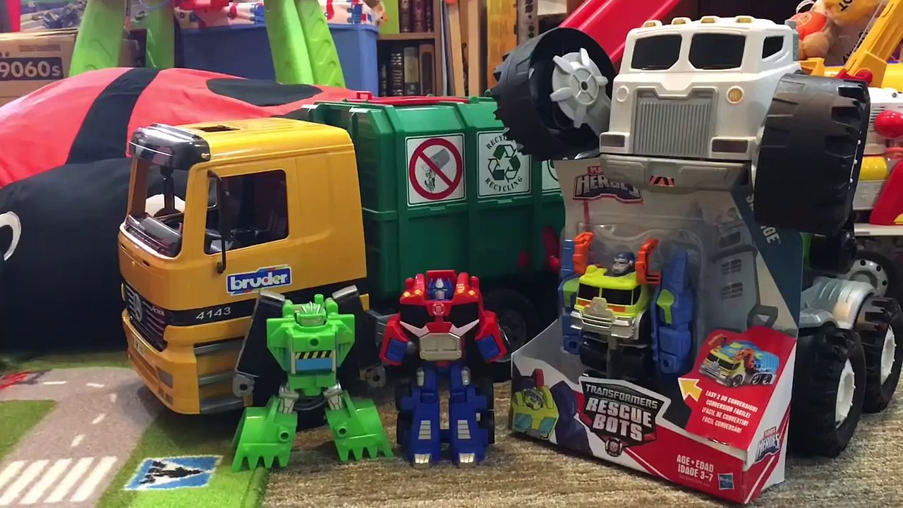 rescue bots garbage truck