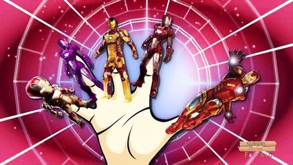 Spiderman 3d Finger family Frozen ABC songs | Captain America Finger family | Minions 123 song