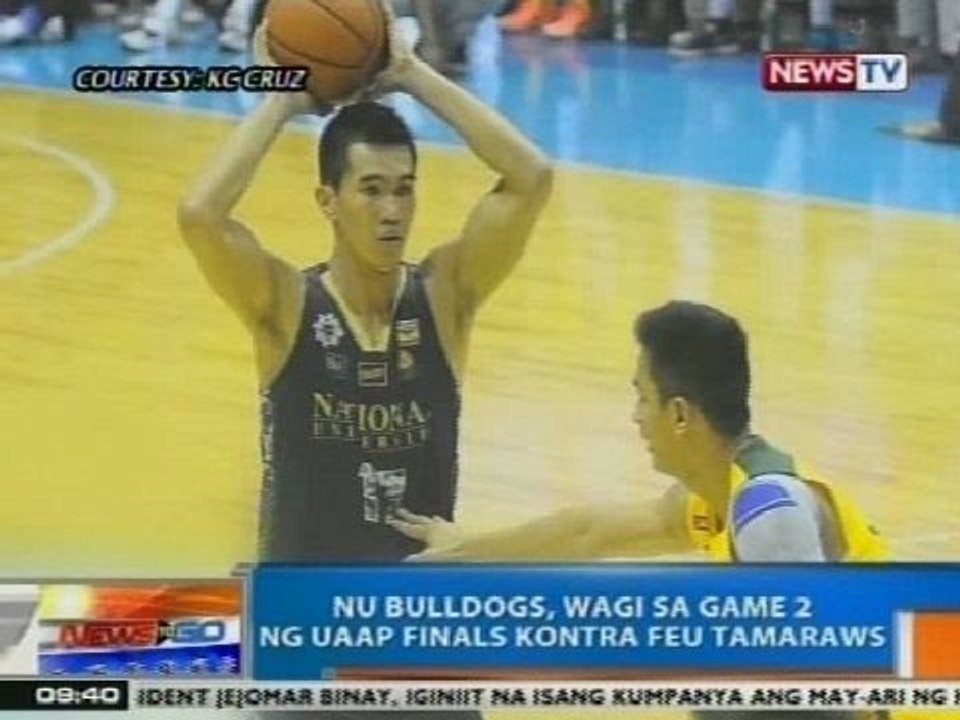 NTG: NU Bulldogs, wagi sa game 2 ng UAAP finals vs. FEU Tamaraws