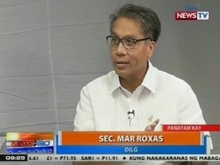 NTG: Panayam kay Sec. Mar Roxas kaugnay sa 4 na police commanders na nasibak sa pwesto