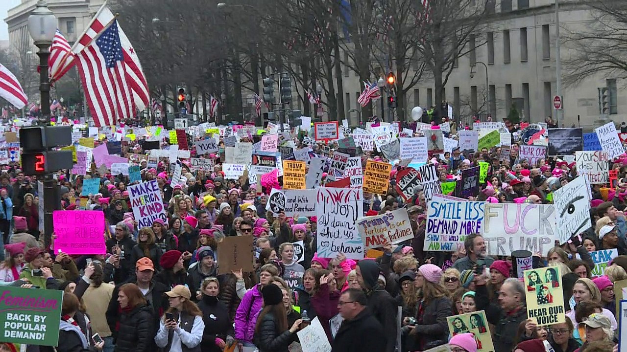Millionen in aller Welt gegen Trump auf der Straße