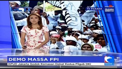 Massa FPI Purwakarta Unjuk rasa