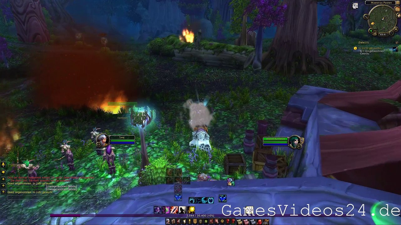 World of Warcraft Quest: In Licht getaucht