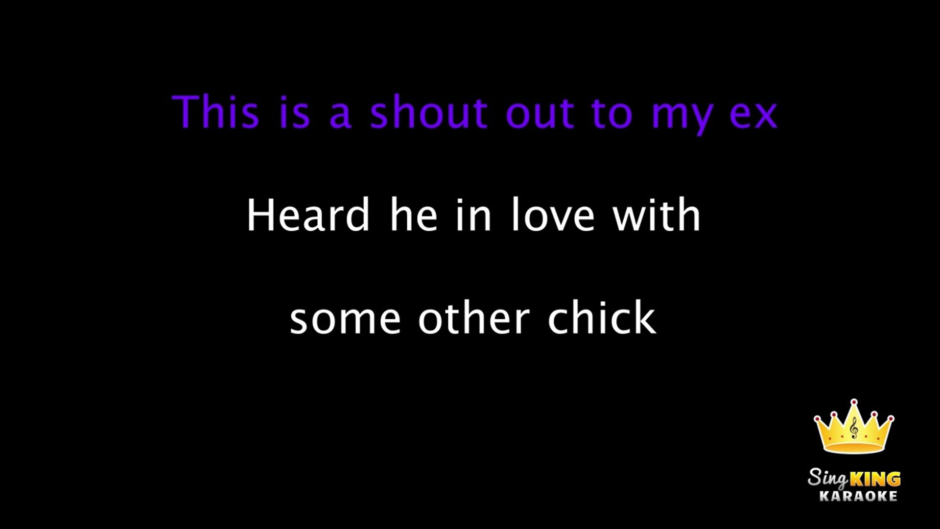 Little Mix Shout Out To My Ex Karaoke Instrumental Video Dailymotion