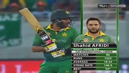 Shahid Afridi hit 28 runs in over Against England