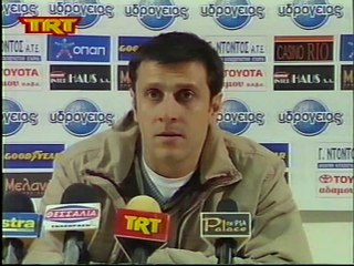 23η ΑΕΛ-Ακράτητος 2-0 2004-05 Δηλώσεις Πηλαδάκη TRT