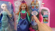 Frozen Elsa,Princess Anna Color Changing Disney Barbie Doll Toy Videos for Kids Real Life