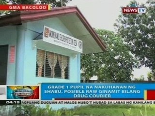 Grade 1 pupil sa Bacolod City na ginawa umanong drug courier, nakuhanan ng 5 pakete ng shabu