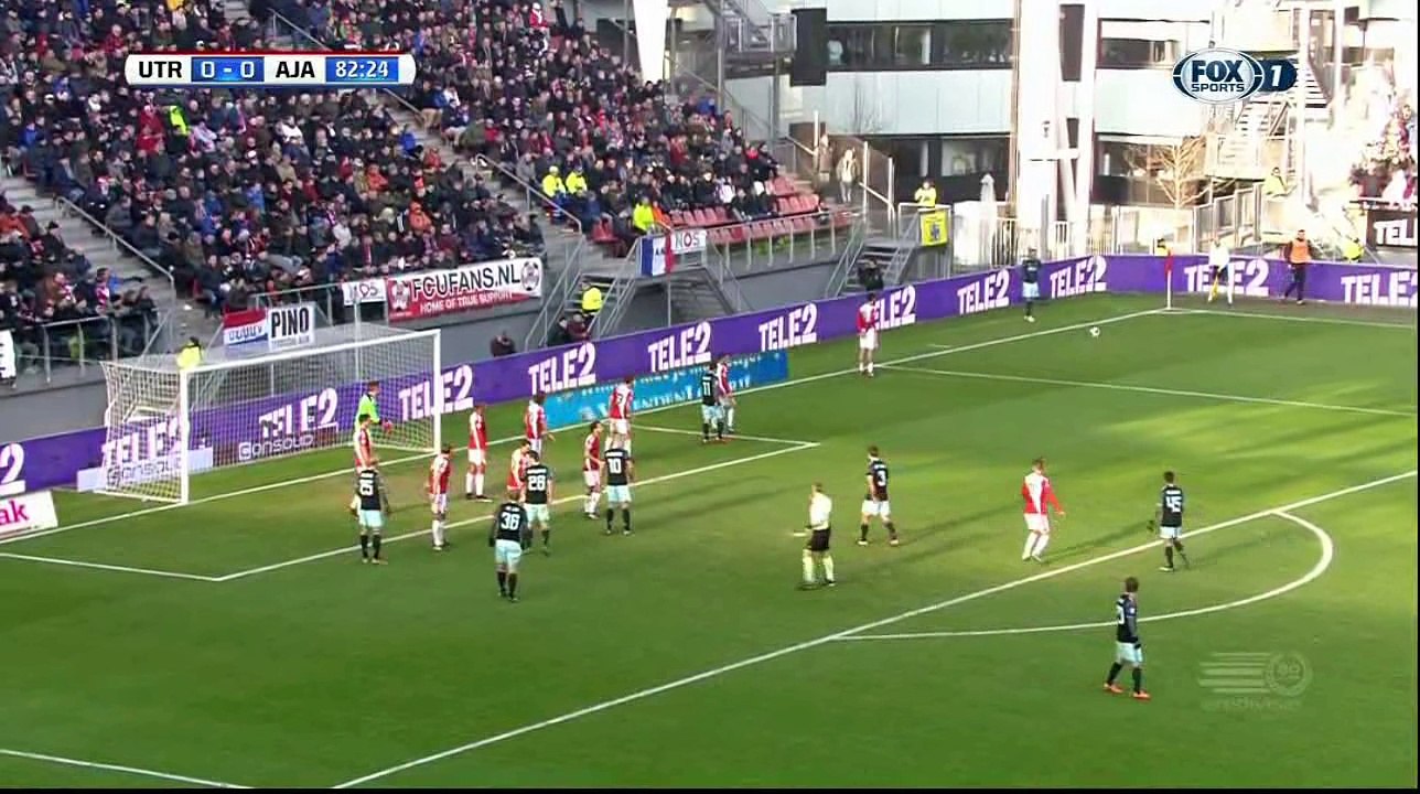 Lasse Schone Goal HD - Utrecht 0 - 1 Ajax - 22.01.2017