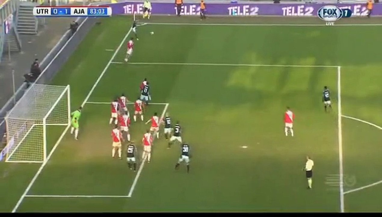 Lasse Schöne Goal HD - FC Utrecht 0-1 Ajax 22.01.2017 UHD