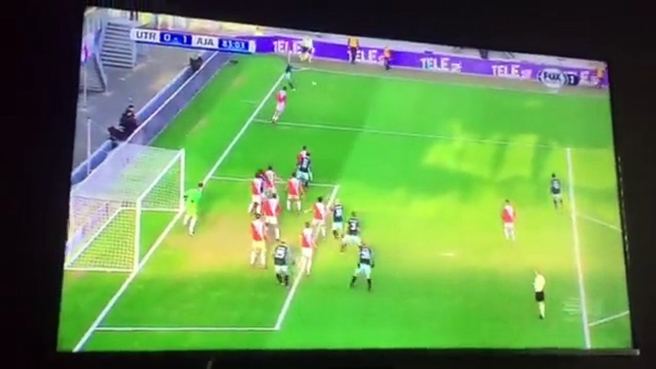 Lasse Schöne Doelpunt 0-1 ¦ Fc Utrecht - Ajax ¦ 22-01-2017
