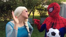 Spiderman Smelly Stinky Shoes vs Joker With Frozen Elsa Fun Superhero Kids In Real Life In 4K