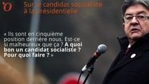 Macron, primaire de la gauche, GPA... Mélenchon, sans langue de bois