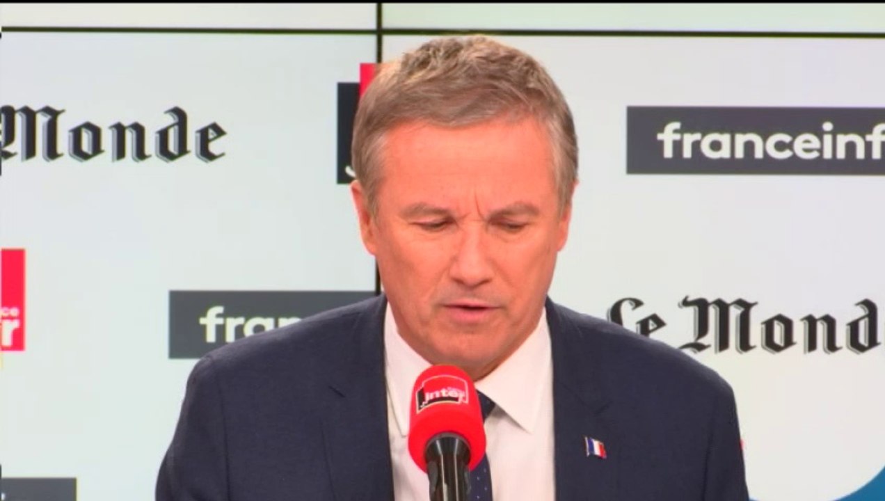 Nicolas Dupont-Aignan invité de Questions Politiques