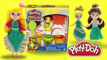 Play Doh Disney Princess Dresses Elsa Belle Magiclip| Play doh princess dress little Kingdom #93