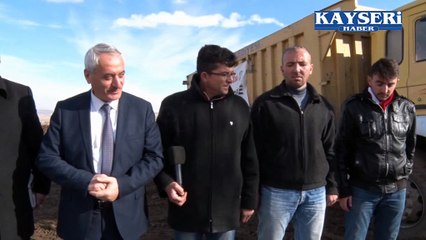 İNCESU BELEDİYE BAŞKANI KARAYOL FEN İŞLERİ KAR KIŞ DEMEDEN ÇALIŞIYOR