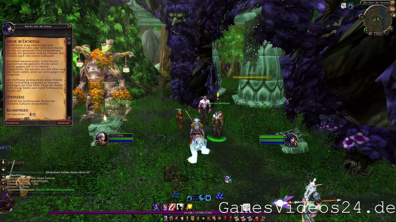 World of Warcraft Quest: Asche im Eschental