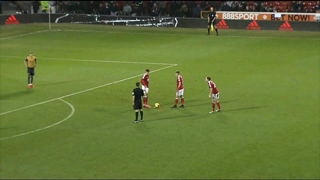 Championship'te müthiş frikik golü