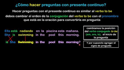 Lesson 04 S10 CÓMO HACER PREGUNTAS PRESENTE CONTINUO