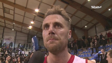Basket. N1M. Lorient 44 - 45  Quimper : la réaction de Mathieu Bigote