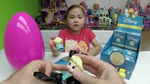 DISNEY PRINCESS SURPRISE TOYS ARIEL FROZEN ELSA GIANT EGG SURPRISE OPENING Kinder Eggs Toy Surprises