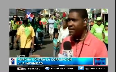 Mujer se desahoga en la marcha contra la impunidad-SIN-Video