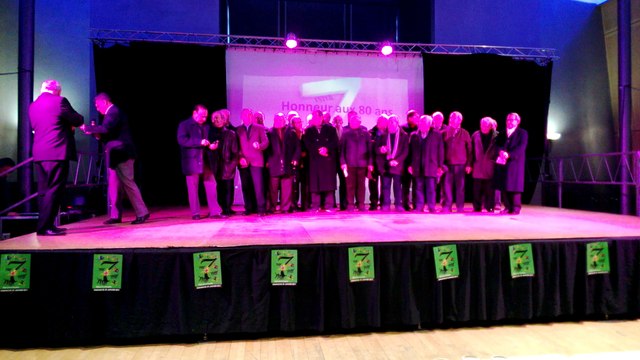 Chansons des conscrits de la « 7 » de Villefranche-sur-Saône : les 80 ans!