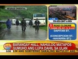 UB: Barangay hall sa Negros Oriental, nahulog matapos gumuho ang lupa dahil sa ulan