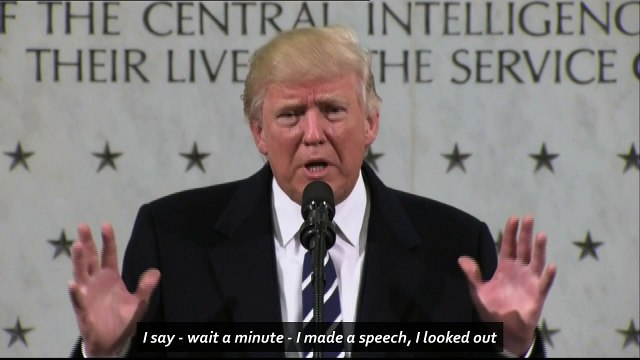 President Trump accuses media of lying about size of crowds