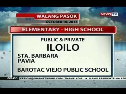 NTG: Ilang lugar Visayas at Mindanao, walang pasok ngayong Biyernes dahil sa masamang panahon