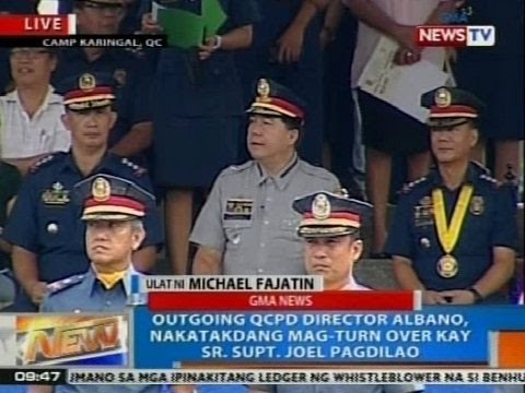 NTG: Outgoing QCPD Dir. Albano, nakatakdang mag-turn over kay Sr. Supt. Joel Pagdilao