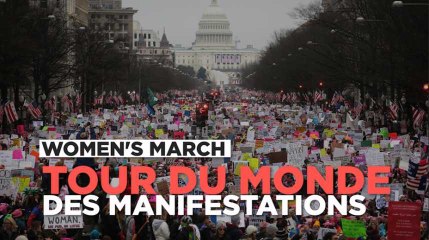 Women's march : la manif' anti-Trump fait le tour du monde