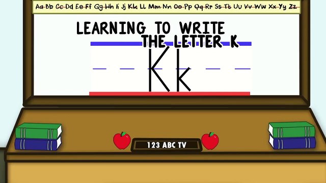 Написать письмо ABC к писать для детей почерк алфавит 123ABCtv