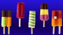 Popsicles Ice Cream Funny Finger Family Song | Ice Cream Pops Daddy Finger Song