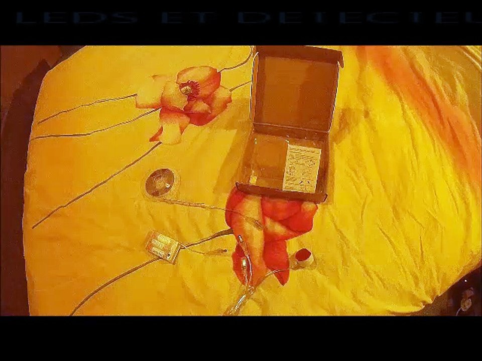 ruban lumineux adhesif à leds et détecteur de mouvements