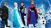 Frozen Songs 2D Animated Finger Family Children Nursery Rhymes | Frozen Cartoon Finger Family Rhymes