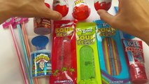 A lot of New Candy Icee Squeeze Pixy Stix Kinder Surprise Eggs WarHeads