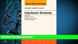 Read Online Lung Cancer Screening  Pre Order