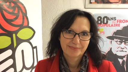 Martine  Chantecaille, porte-parole de Benoît Hamon en Vendée