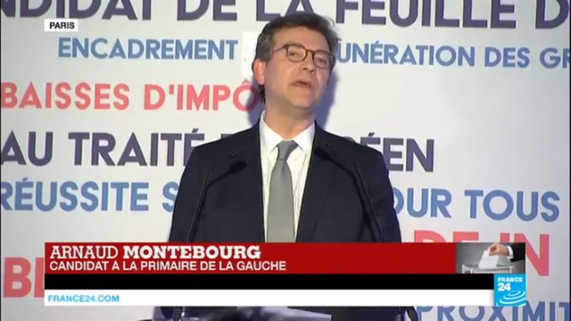 REPLAY - Primaire de la gauche - Discours d'Arnaud Montebourg : Je voterai Benoit Hamon